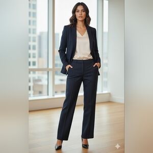 Tahari ASL Leanna 2-Pc Pin Striped Suit Sz 10